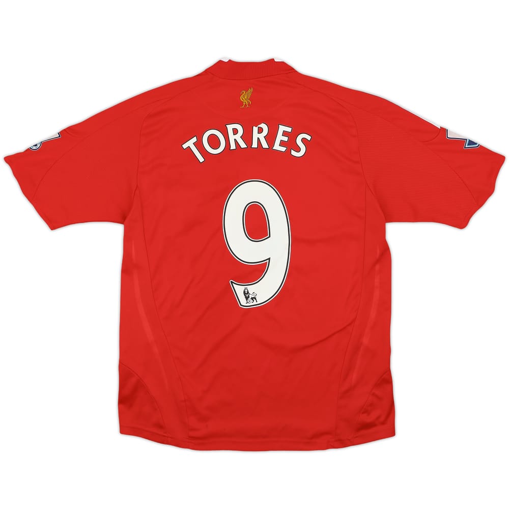 2008-10 Liverpool Home Shirt Torres #9 - 4/10 - (L.Boys)