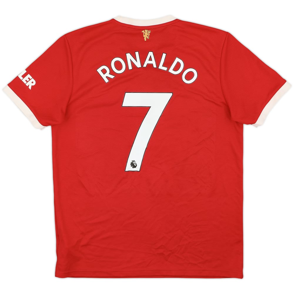 2021-22 Manchester United Home Shirt Ronaldo #7 - 8/10 - (L)