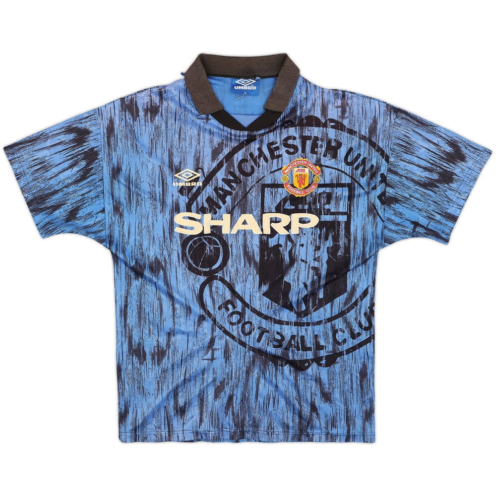 1992-93 Manchester United Away Shirt Cantona #7 - 5/10 - (M)