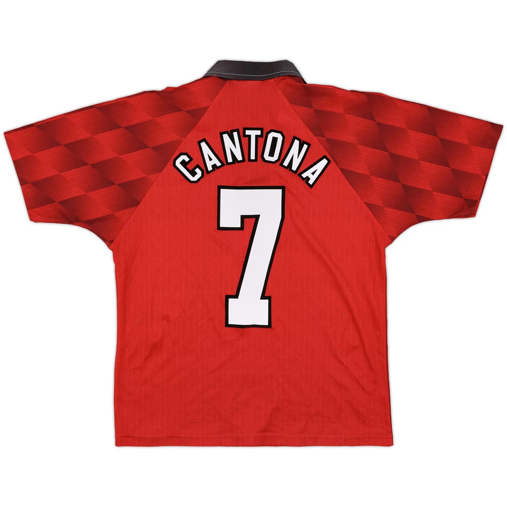 1996-98 Manchester United Home Shirt Cantona #7 - 5/10 - (M)