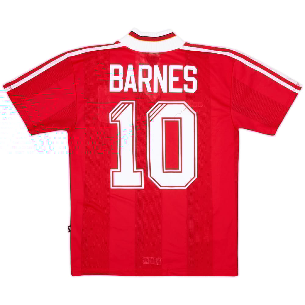 1995-96 Liverpool Home Shirt Barnes #10 - 8/10 - (S)