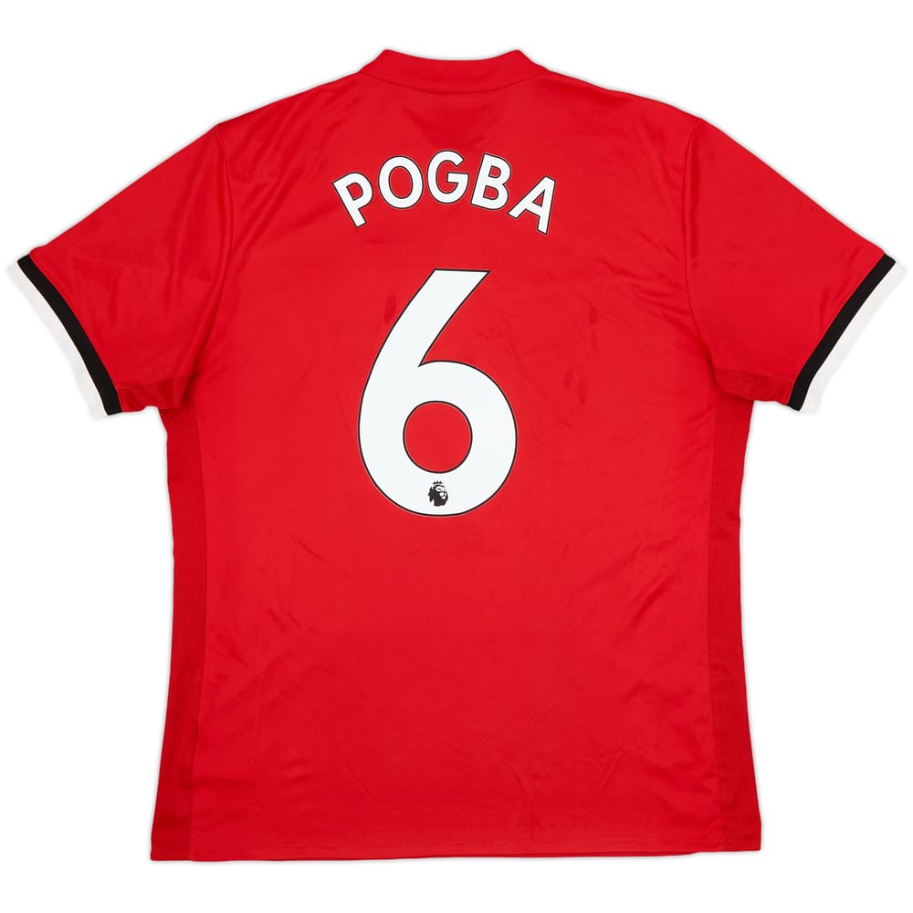 2017-18 Manchester United Home Shirt Pogba #6 - 6/10 - (L)