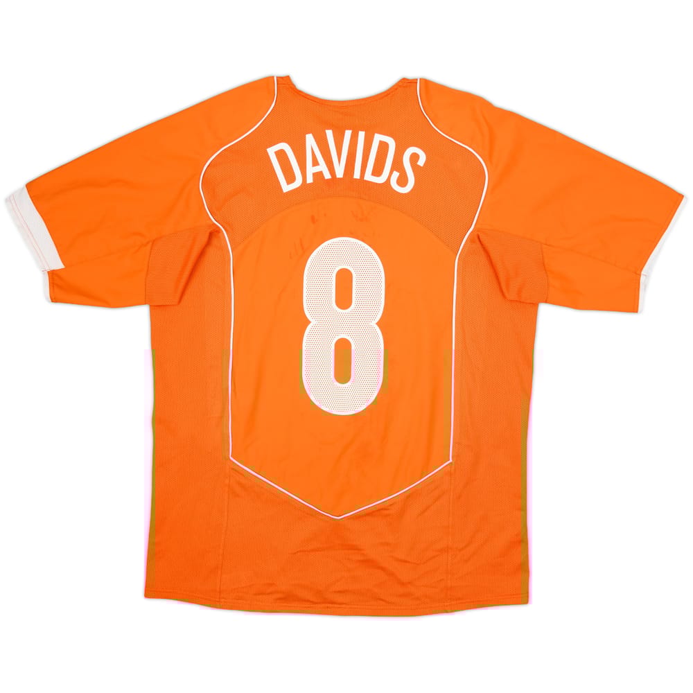 2004-06 Netherlands Home Shirt Davids #8 - 8/10 - (L)