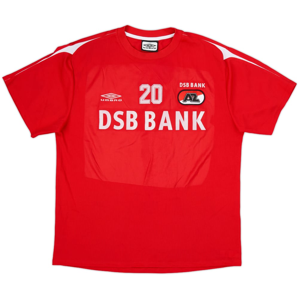 2005-06 AZ Alkmaar Player Issue Umbro Training Shirt #20 - 8/10 - (L)