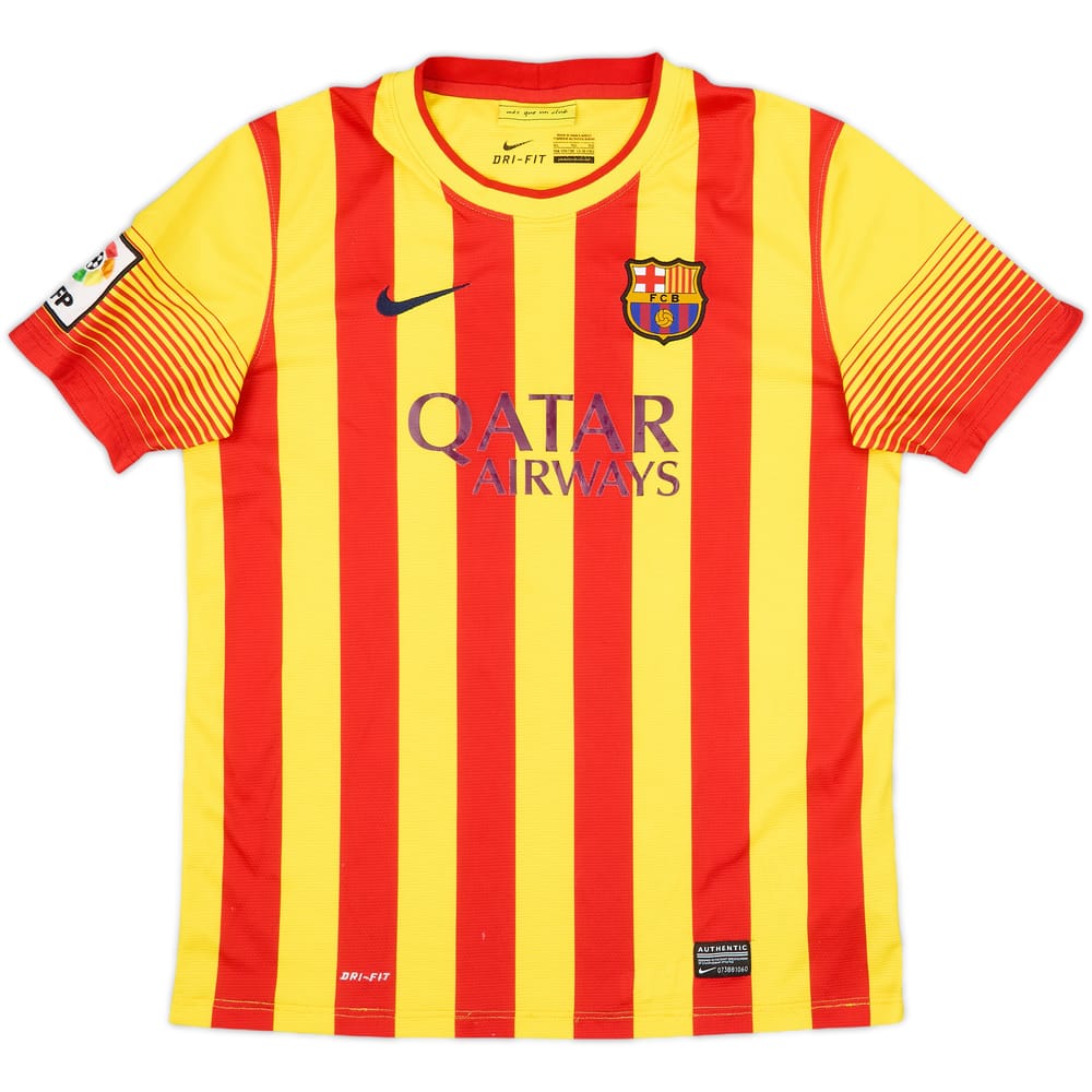 2013-15 Barcelona Away Shirt - 6/10 - (XL.Boys)