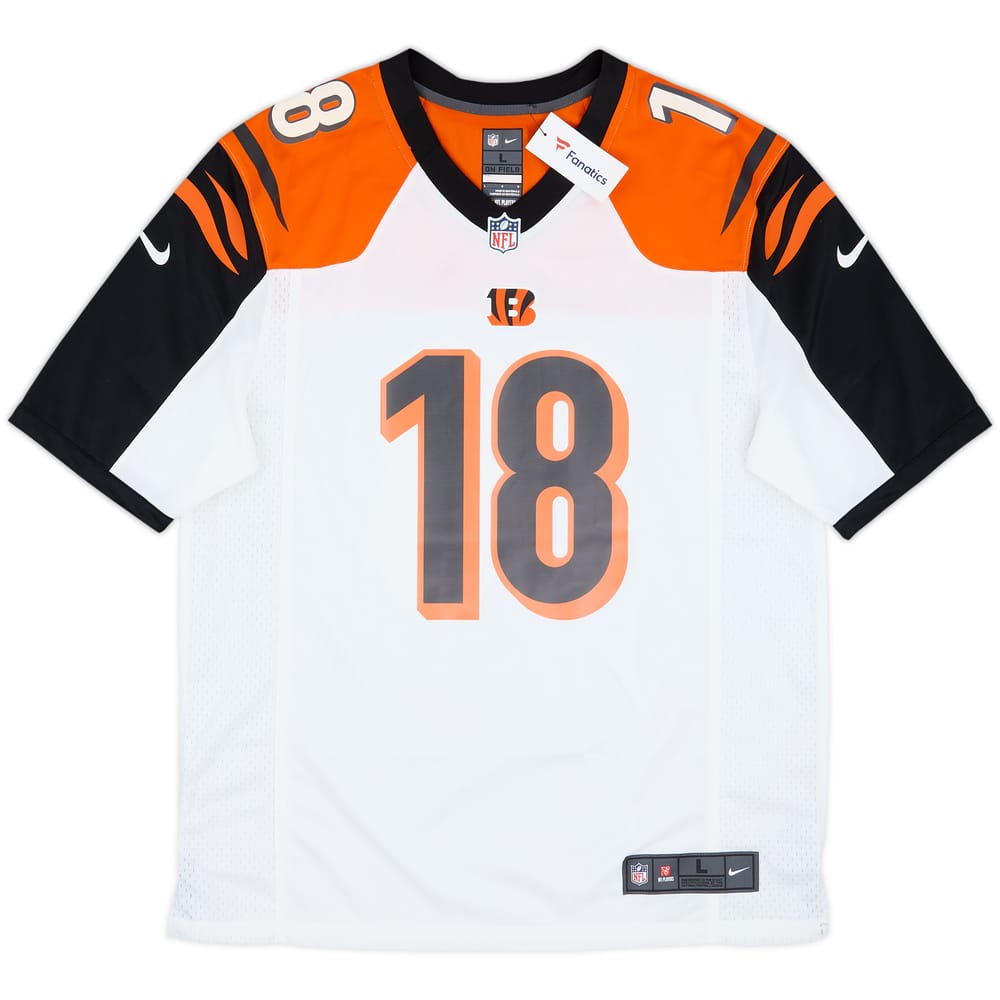 2012-20 Cincinnati Bengals Green #18 Nike Game Away Jersey (L)