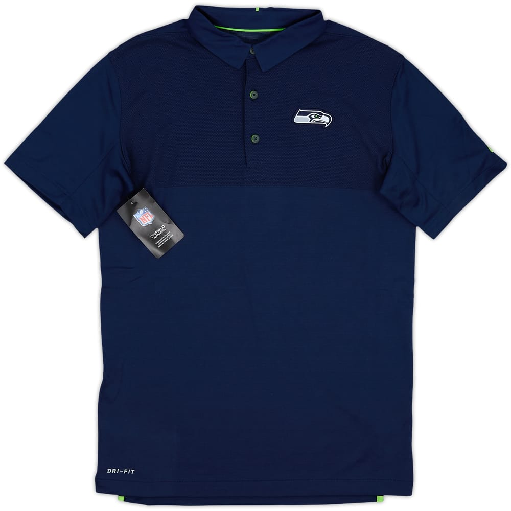 2017 Seattle Seahawks Nike Sideline Coaches Polo Shirt (S)
