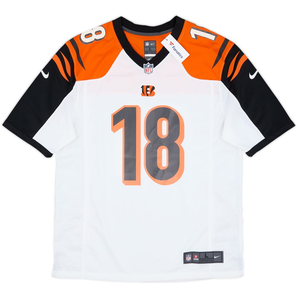 2012-20 Cincinnati Bengals Green #18 Nike Game Away Jersey (L)