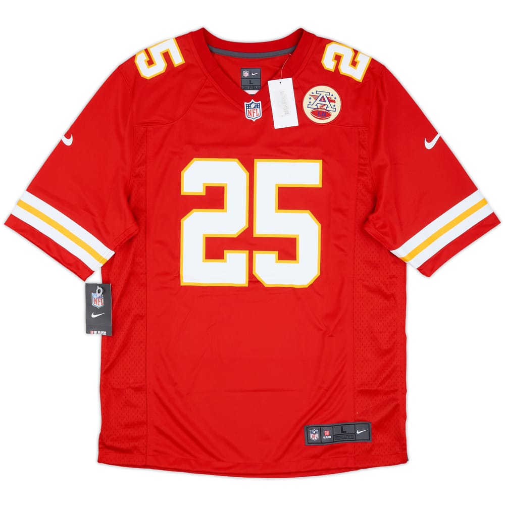 2012-16 Kansas City Chiefs Charles #25 Nike Game Home Jersey (L)