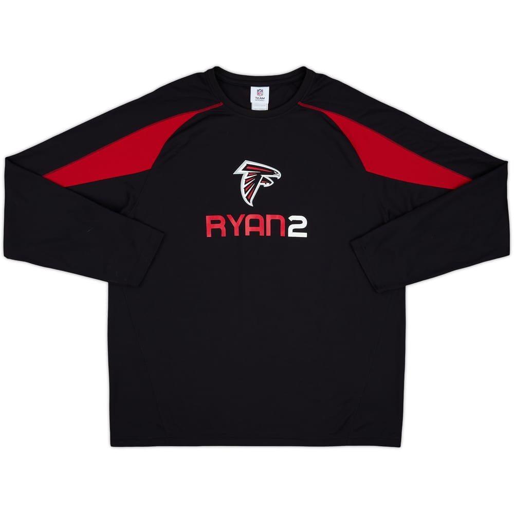 2009 Atlanta Falcons Ryan #2 NFL L/S Training Tee - 9/10 - (XL)