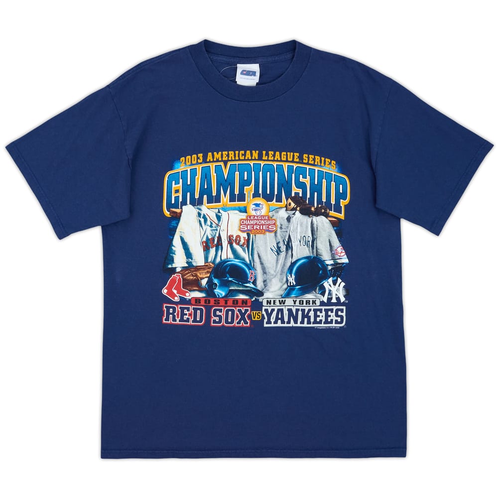 2003 American League Championship Series Graphic Tee - 7/10 - (L)