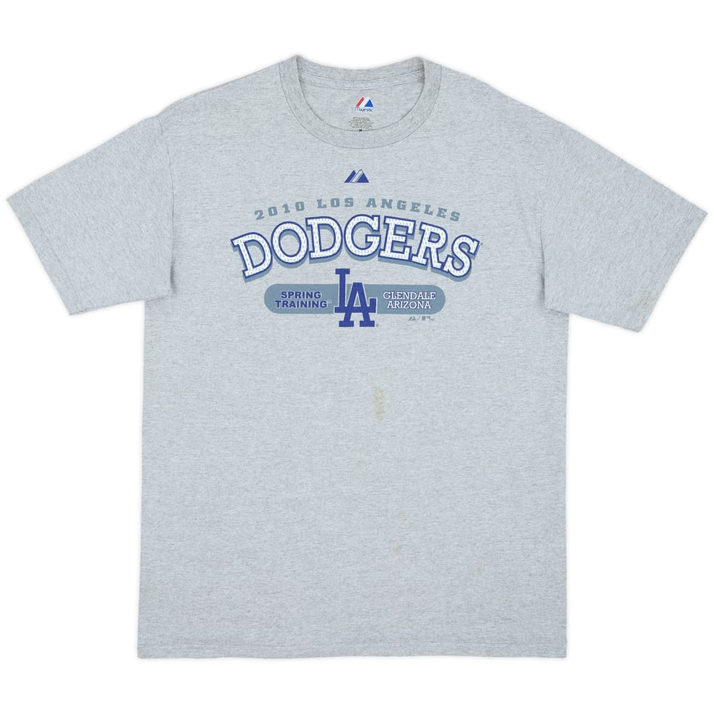 2010 LA Dodgers Spring Training Majestic Tee - 6/10 - (M)