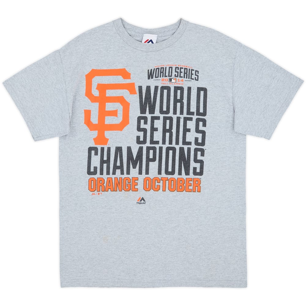 2014 San Francisco Giants World Series Champions Majestic Tee - 7/10 - (M)