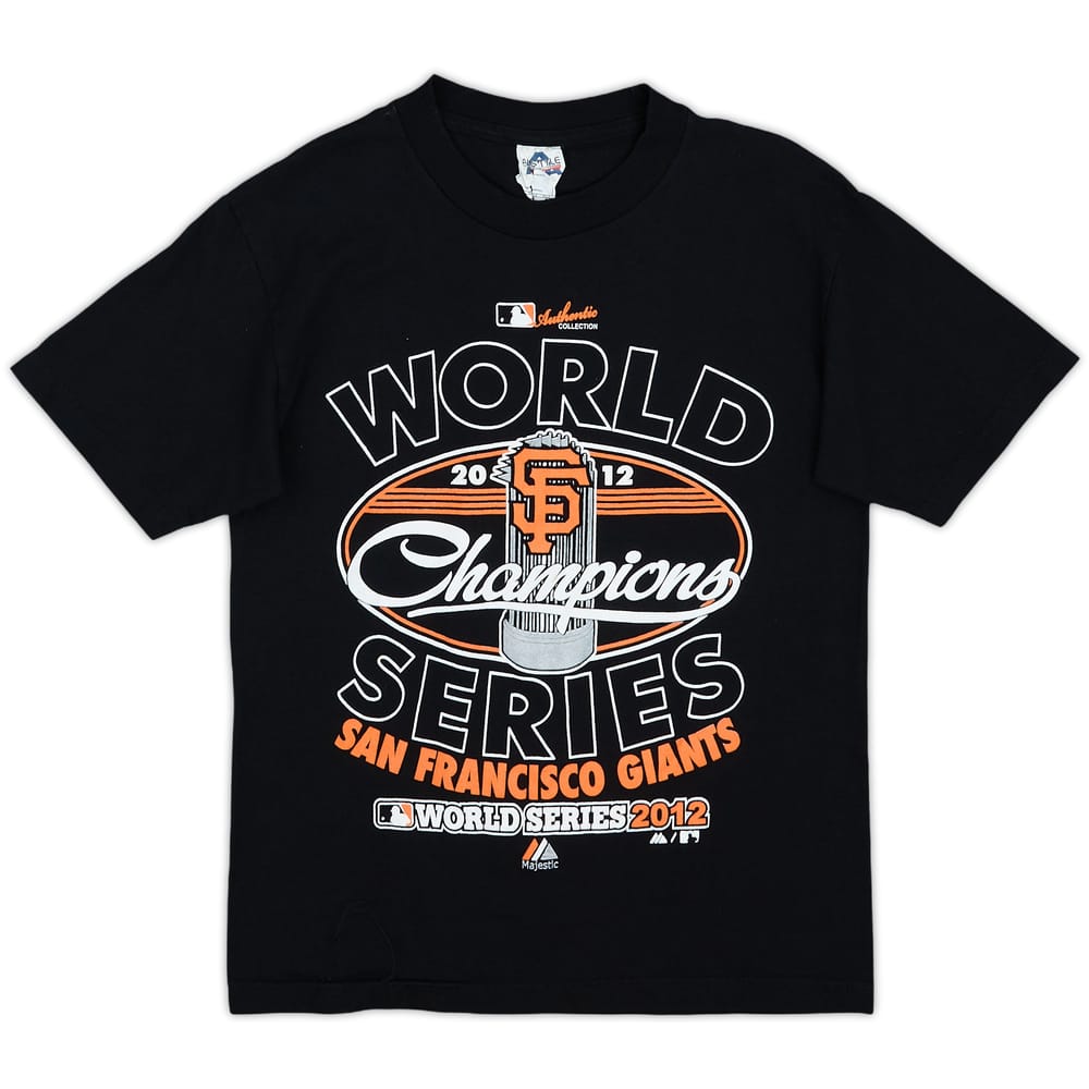 2012 San Francisco Giants World Series Champions Majestic Tee - 8/10 - (S)