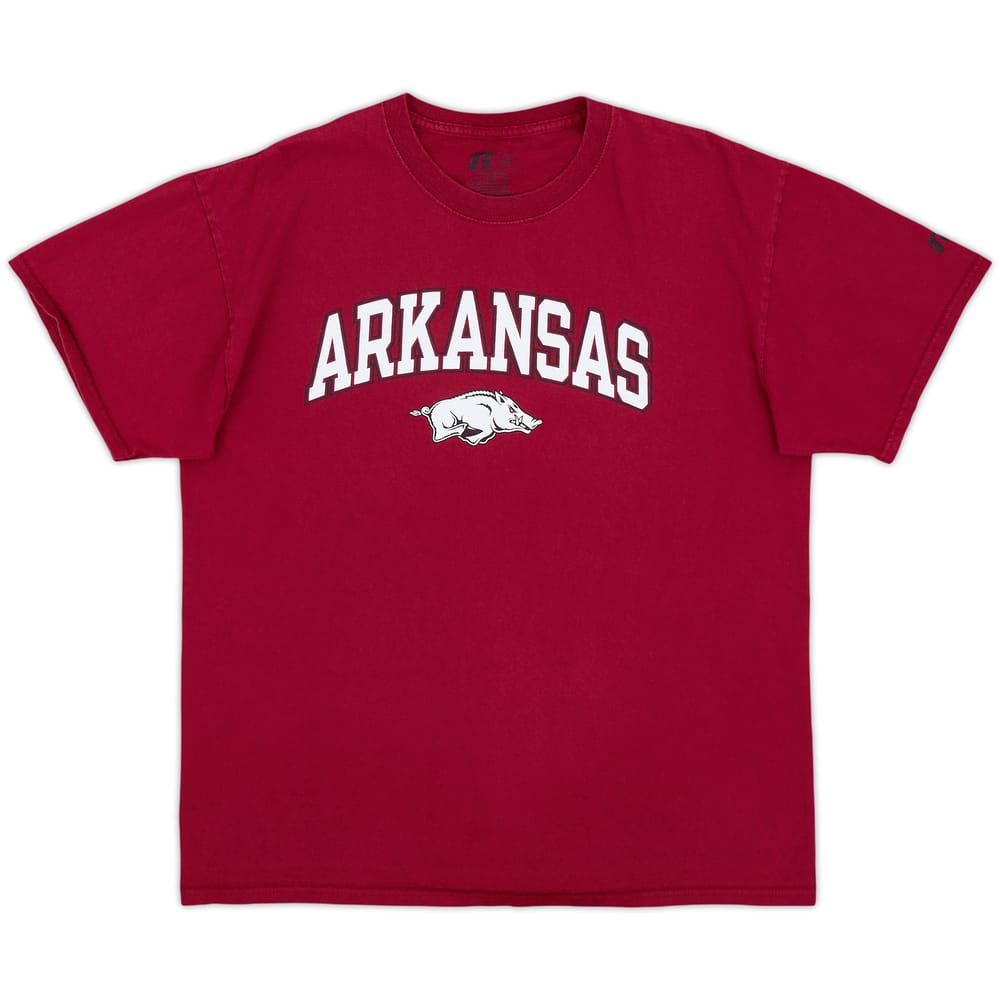 2010 Arkansas Razorbacks Russell Tee - 7/10 - (L)