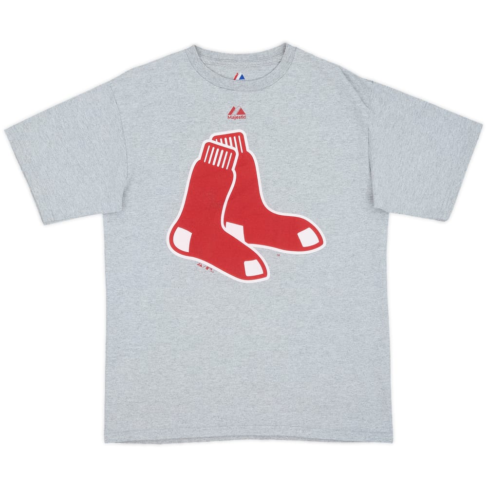2011 Boston Red Sox Majestic Tee - 8/10 - (XL)