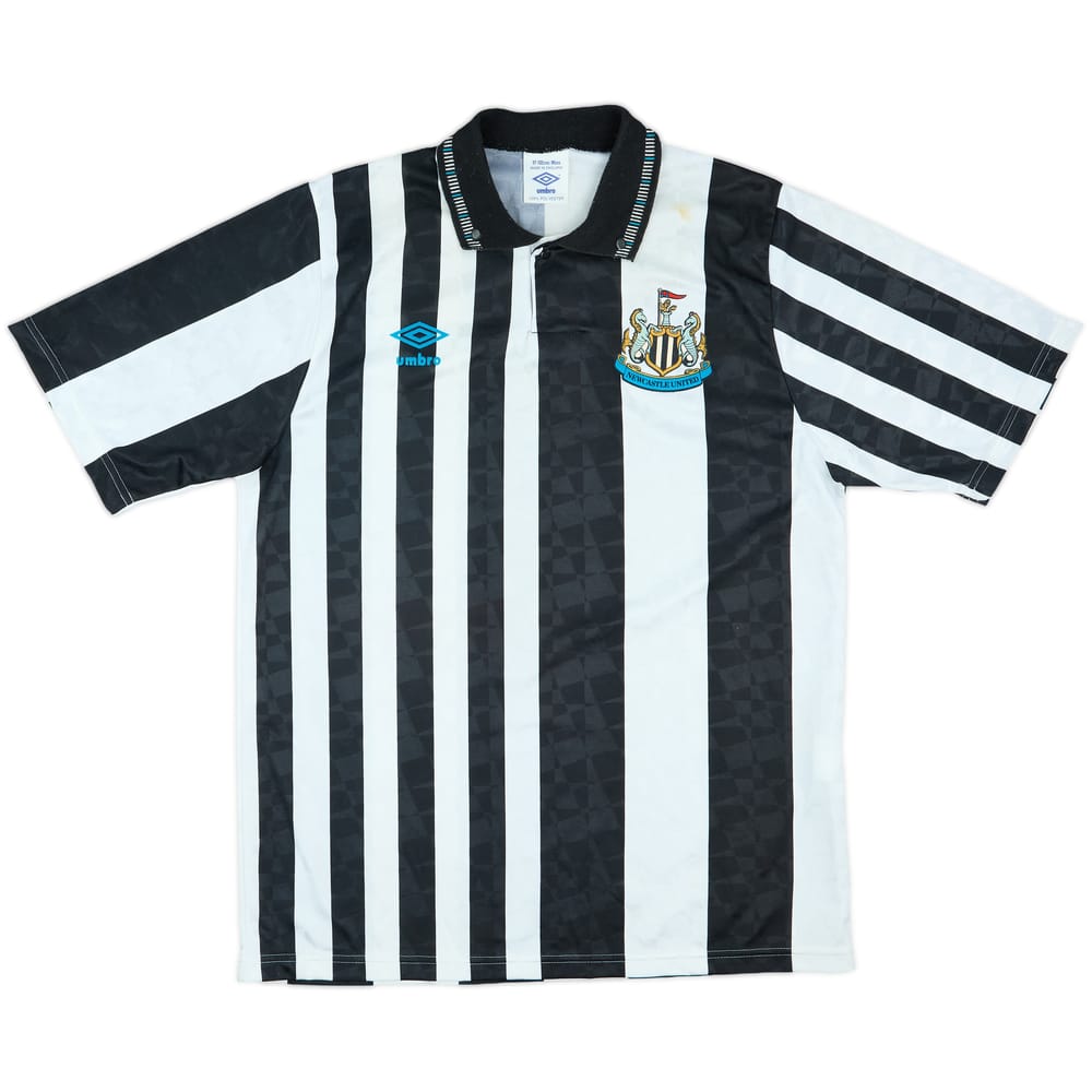 1991-93 Newcastle Home Shirt - 9/10 - (L)