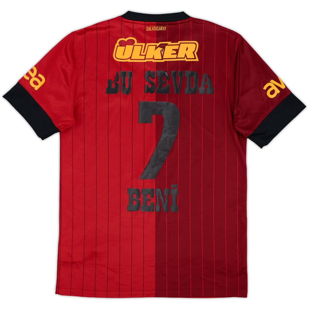 2012-13 Galatasaray Third Shirt Bu Sevda Beni #7 - 5/10 - (S)