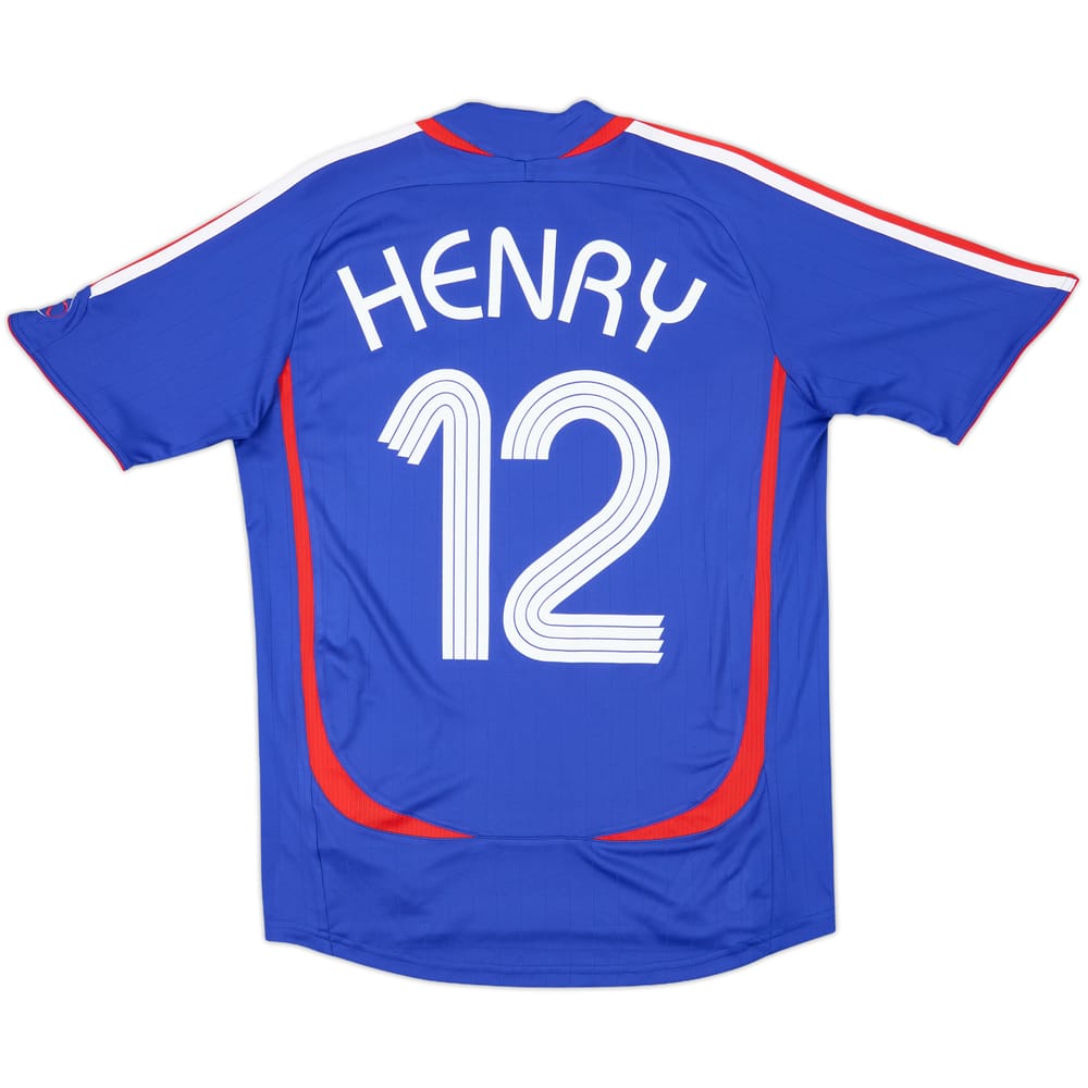 2006-07 France Home Shirt Henry #12 - 8/10 - (S)