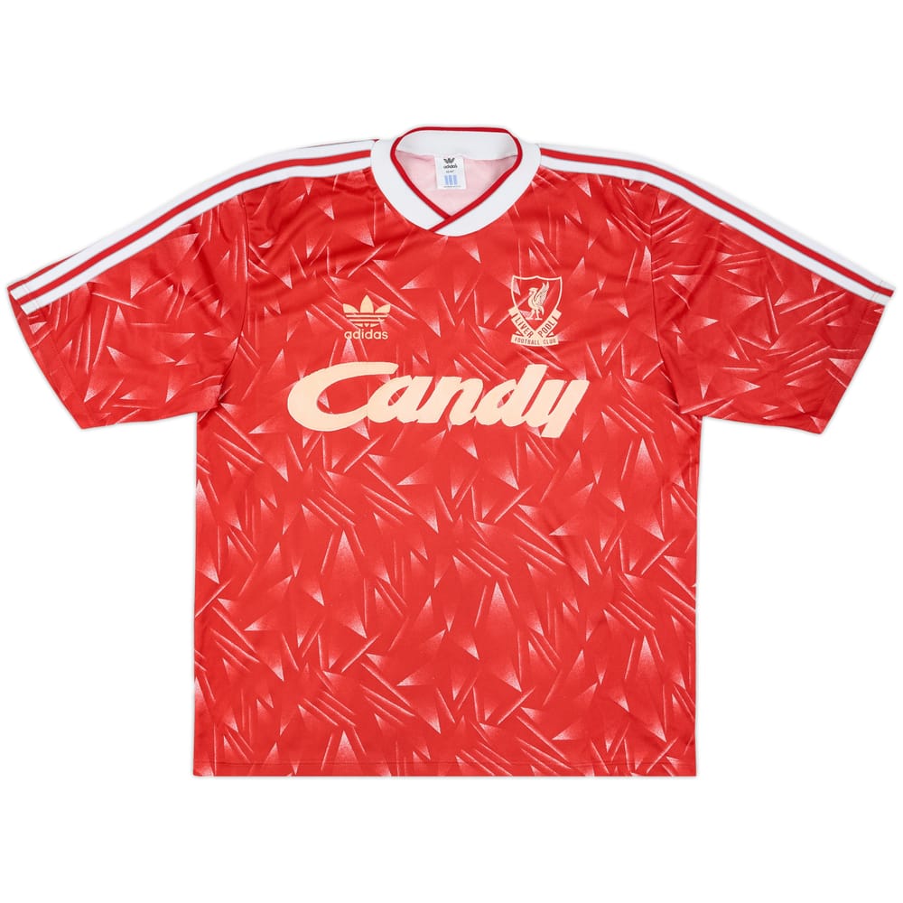 1989-91 Liverpool Home Shirt - 5/10 - (L)