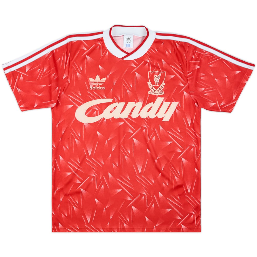 1989-91 Liverpool Home Shirt - 8/10 - (S)