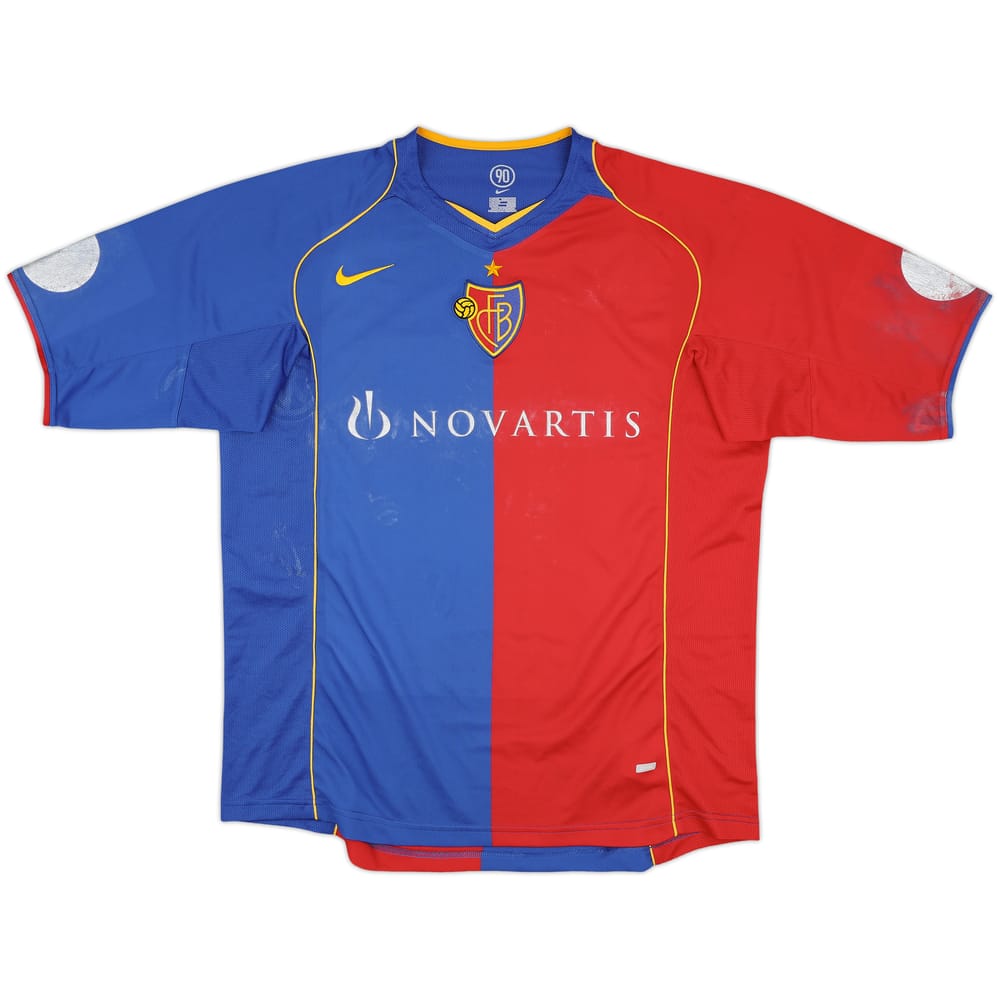2004-05 FC Basel Home Shirt - 4/10 - (XL)