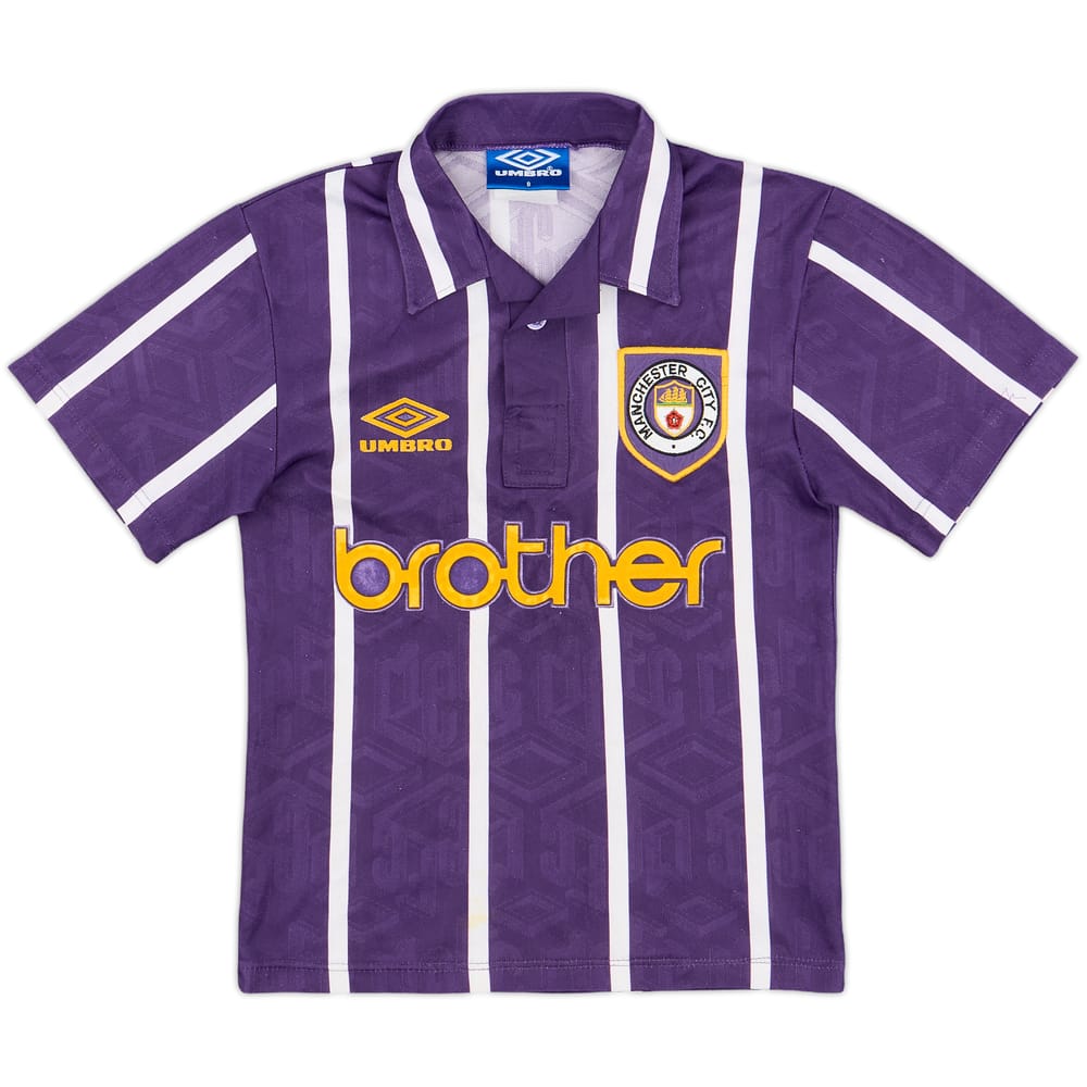 1993-94 Manchester City Away Shirt - 7/10 - (S.Boys)