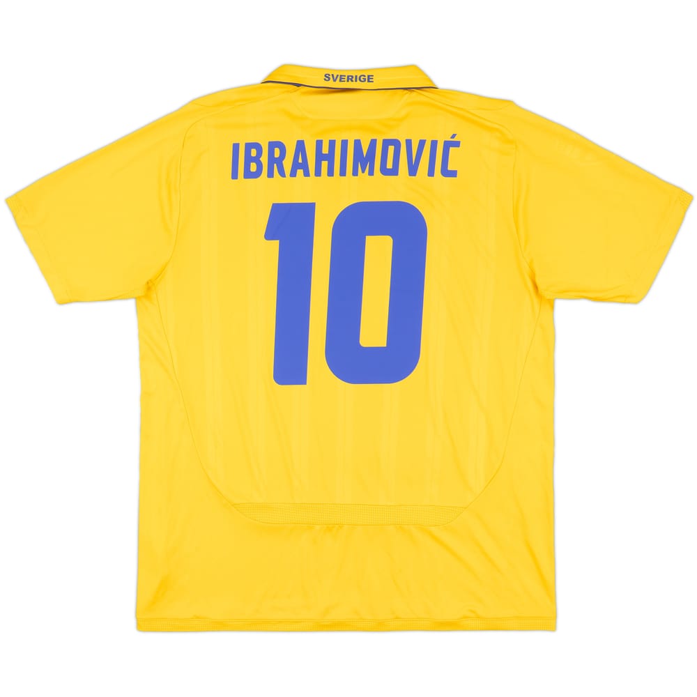 2009-10 Sweden Home Shirt Ibrahimovic #10 - 8/10 - (XL)