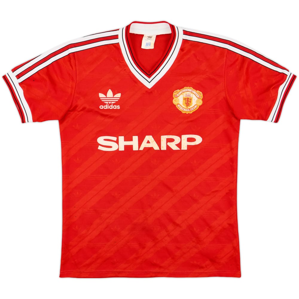 1986-88 Manchester United Home Shirt - 7/10 - (S)
