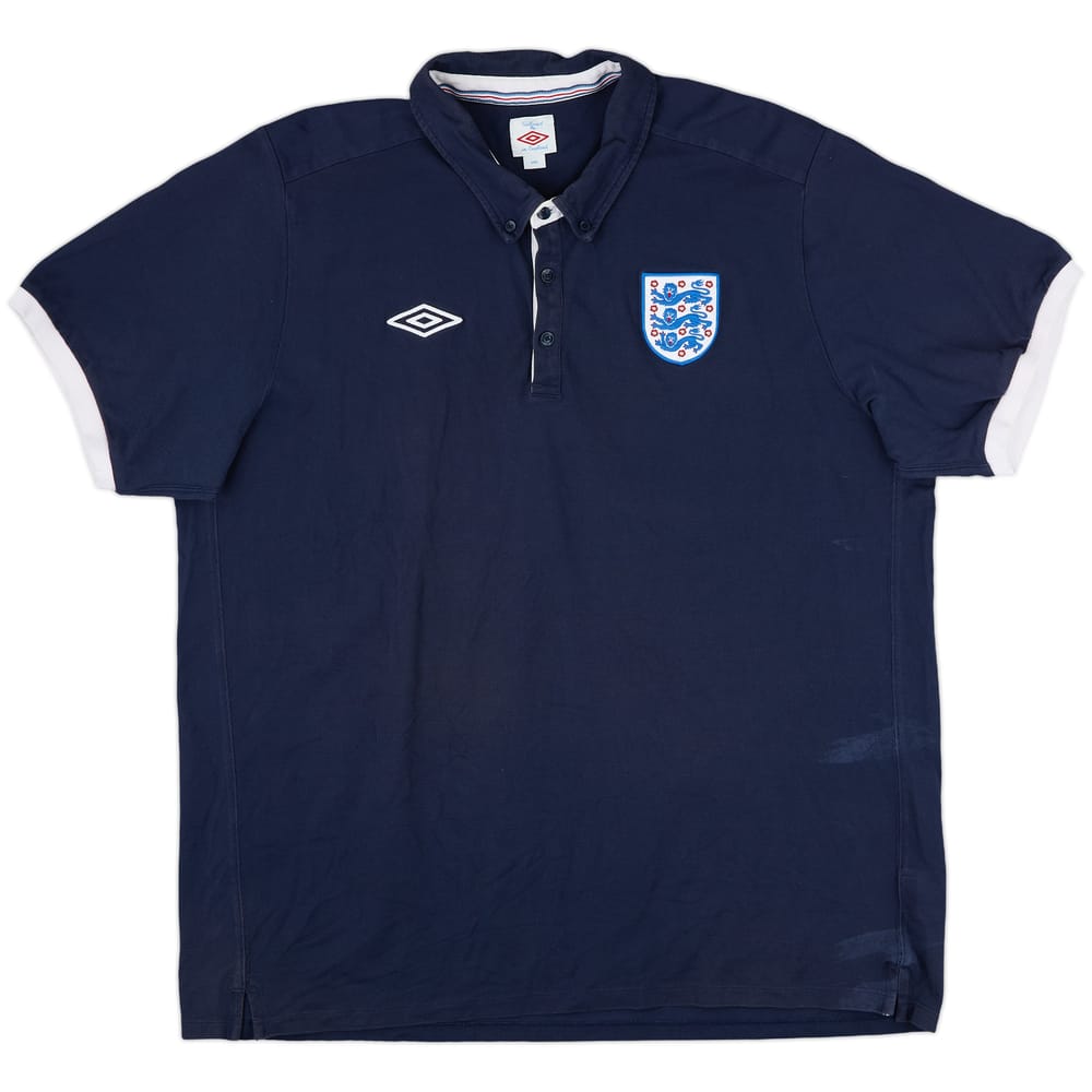 2010-11 England Umbro Polo Shirt - 9/10 - (4XL)