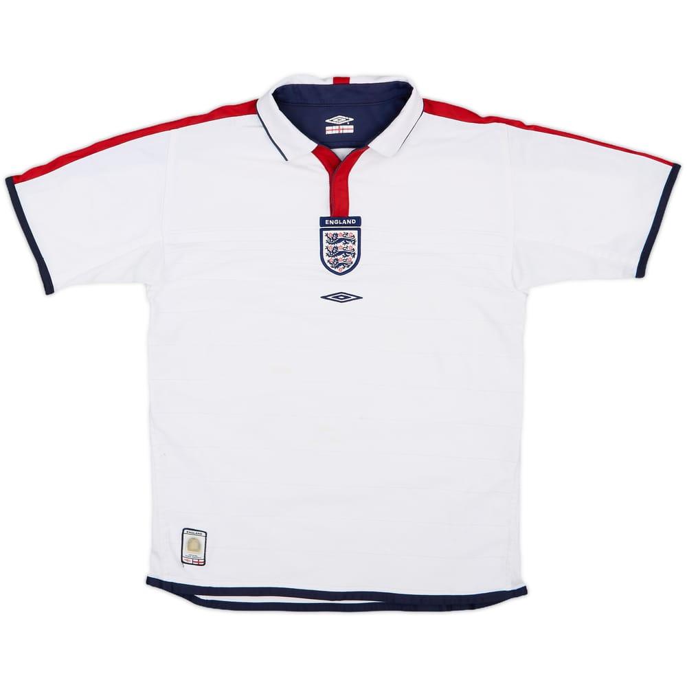 2003-05 England Home Shirt - 6/10 - (L.Boys)