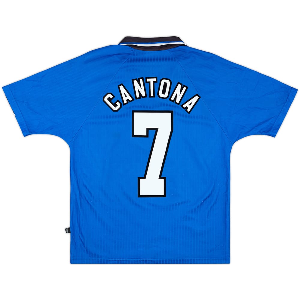 1996-98 Manchester United Third Shirt Cantona #7 - 7/10 - (Y)