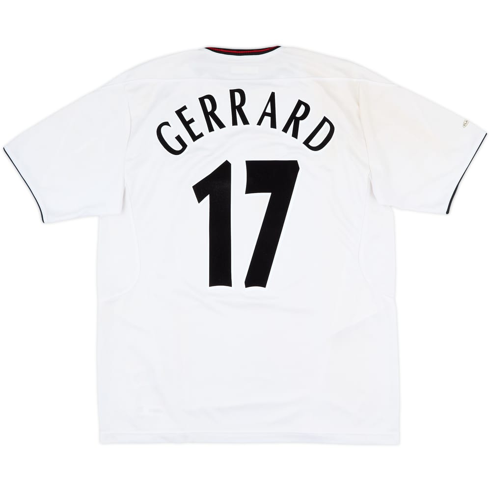 2003-04 Liverpool Away Shirt Gerrard #17 - 6/10 - (L)