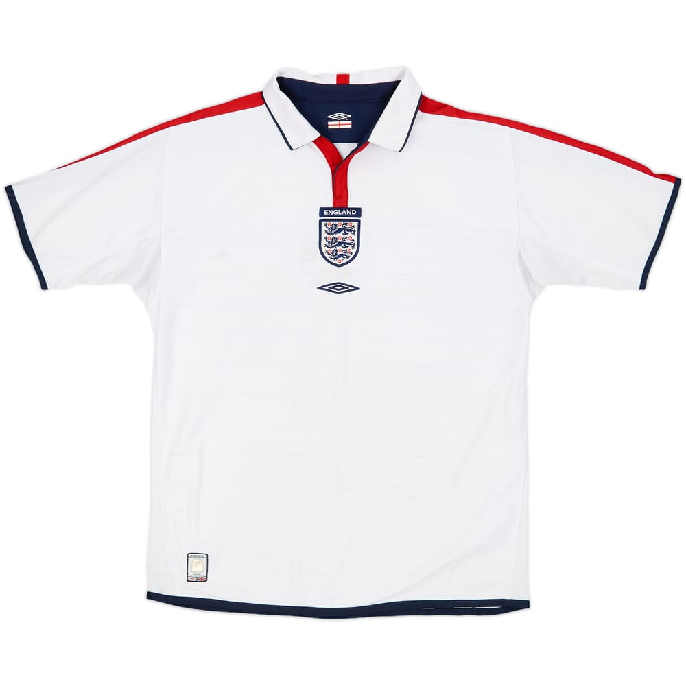 2003-05 England Home Shirt - 5/10 - (L)
