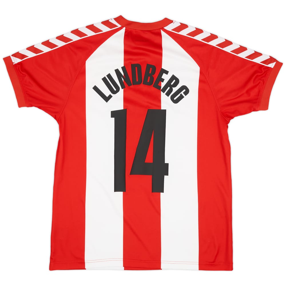 2004-05 Aalborg Home Shirt Lundberg #14 - 8/10 - (M/L)