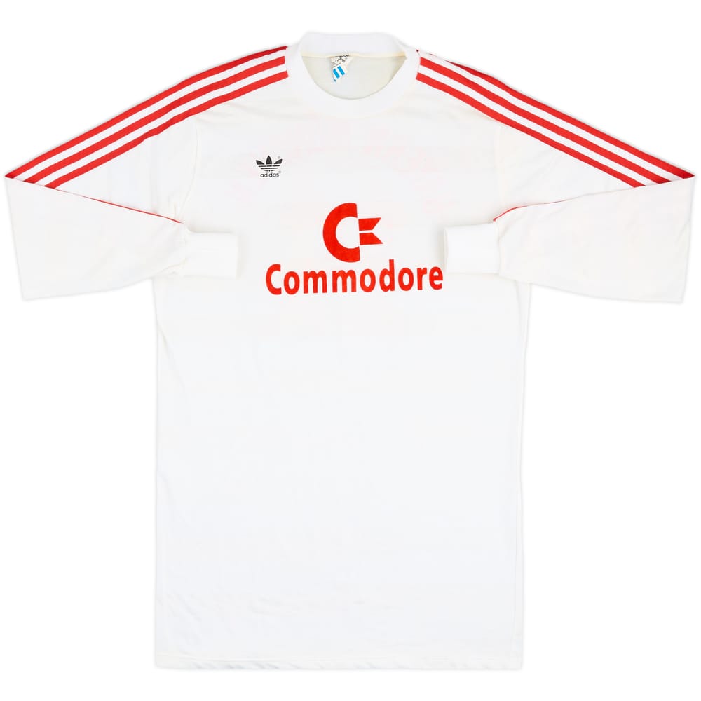 1984-89 Bayern Munich Away L/S Shirt #11 - 8/10 - (L)