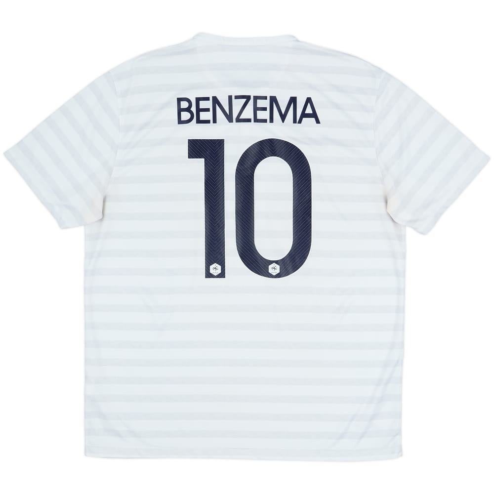 2014-15 France Away Shirt Benzema #10 - 6/10 - (XL)