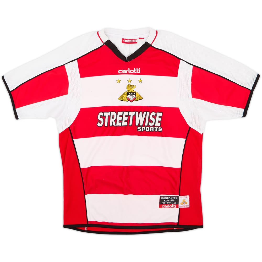 2005-06 Doncaster Rovers Home Shirt - 6/10 - (M.Boys)