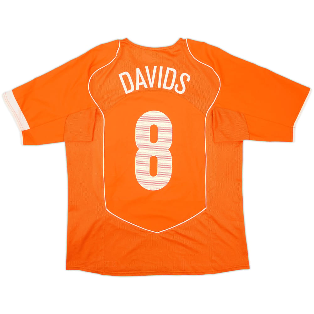2004-06 Netherlands Home Shirt Davids #8 - 6/10 - (L)