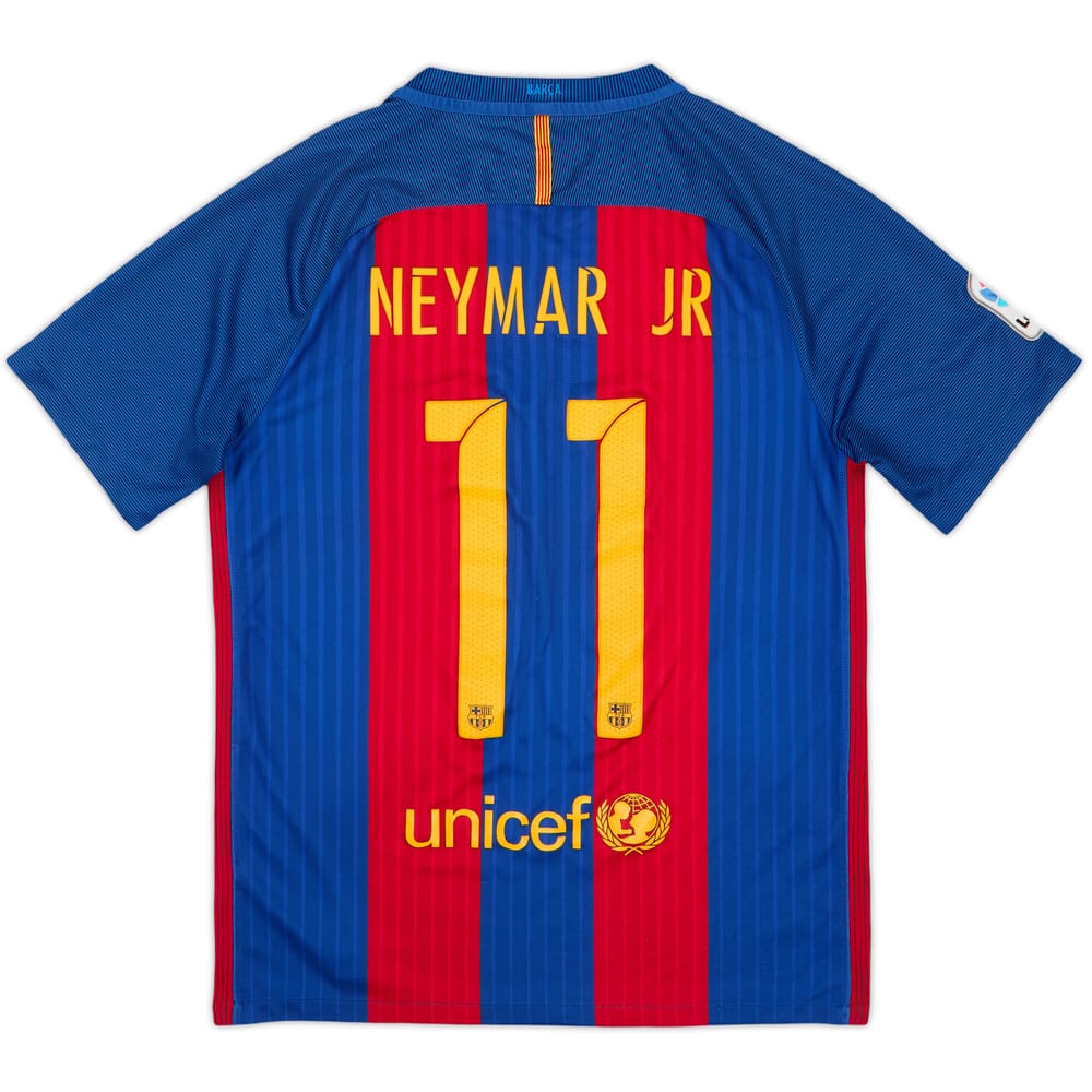 2016-17 Barcelona Home Shirt Neymar Jr #11 - 4/10 - (S)