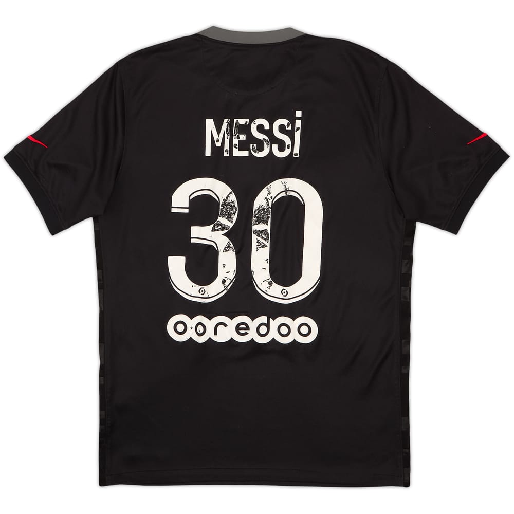 2021-22 Paris Saint-Germain Third Shirt Messi #30 - 5/10 - (M)