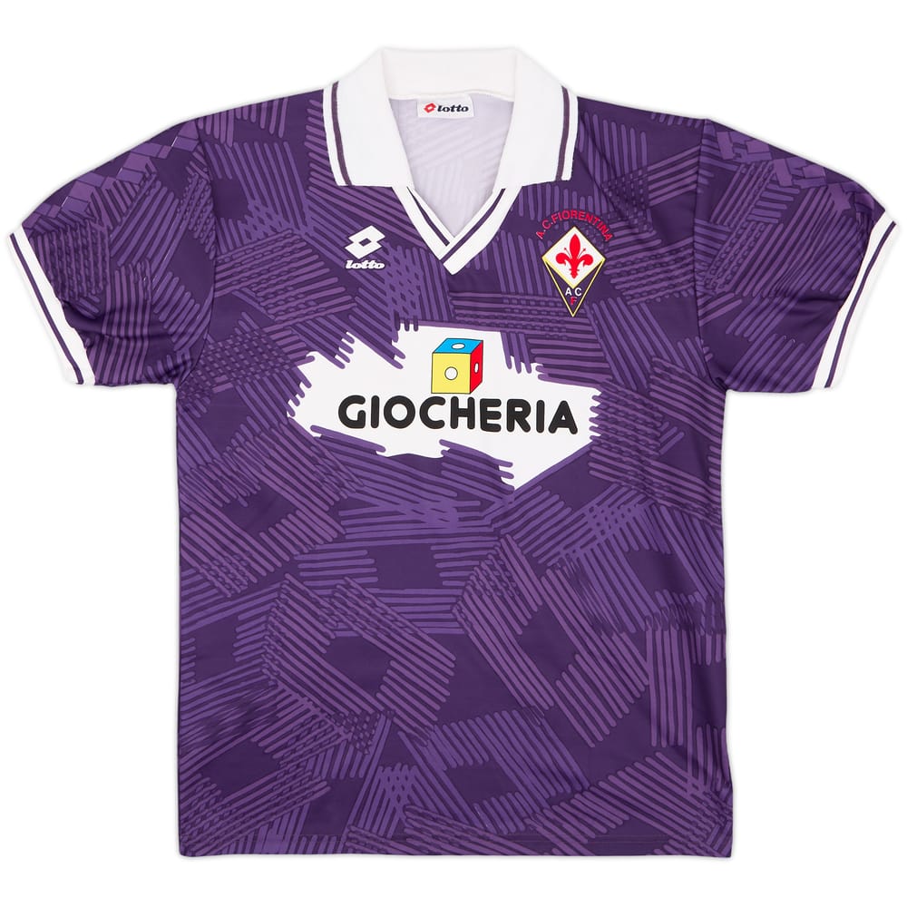 1991-92 Fiorentina Home Shirt #10 - 7/10 - (M)