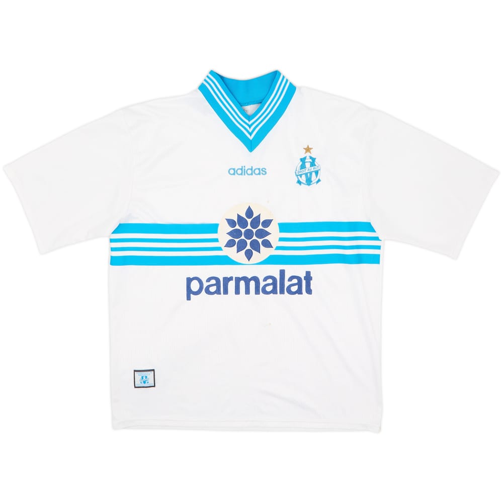1996-97 Olympique Marseille Home Shirt - 6/10 - (XL)