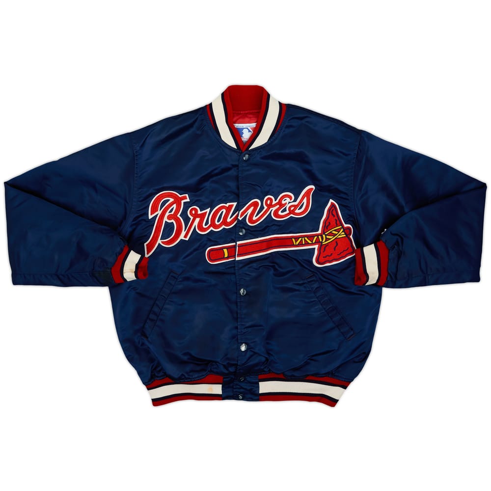 1990s Atlanta Braves Starter Satin Varsity Jacket - 6/10 - (L)