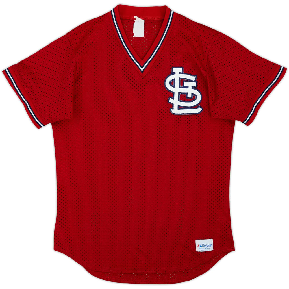 1980s St Louis Cardinals Majestic Training Jersey - 9/10 - (M)