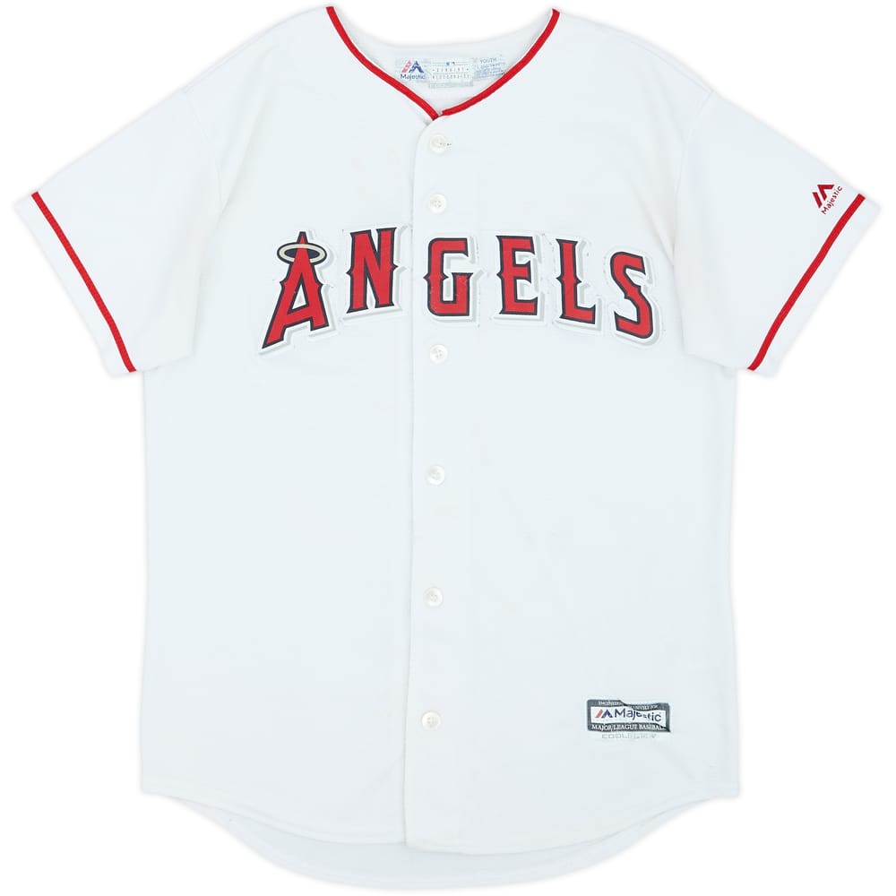 2015-19 LA Angels Pujols #5 Majestic Home Jersey - 6/10 - (L.Boys)