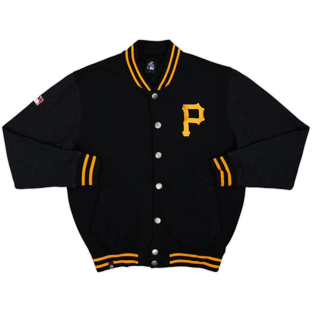 2010s Pittsburgh Pirates Majestic Varsity Sweat Top - 8/10 - (L)