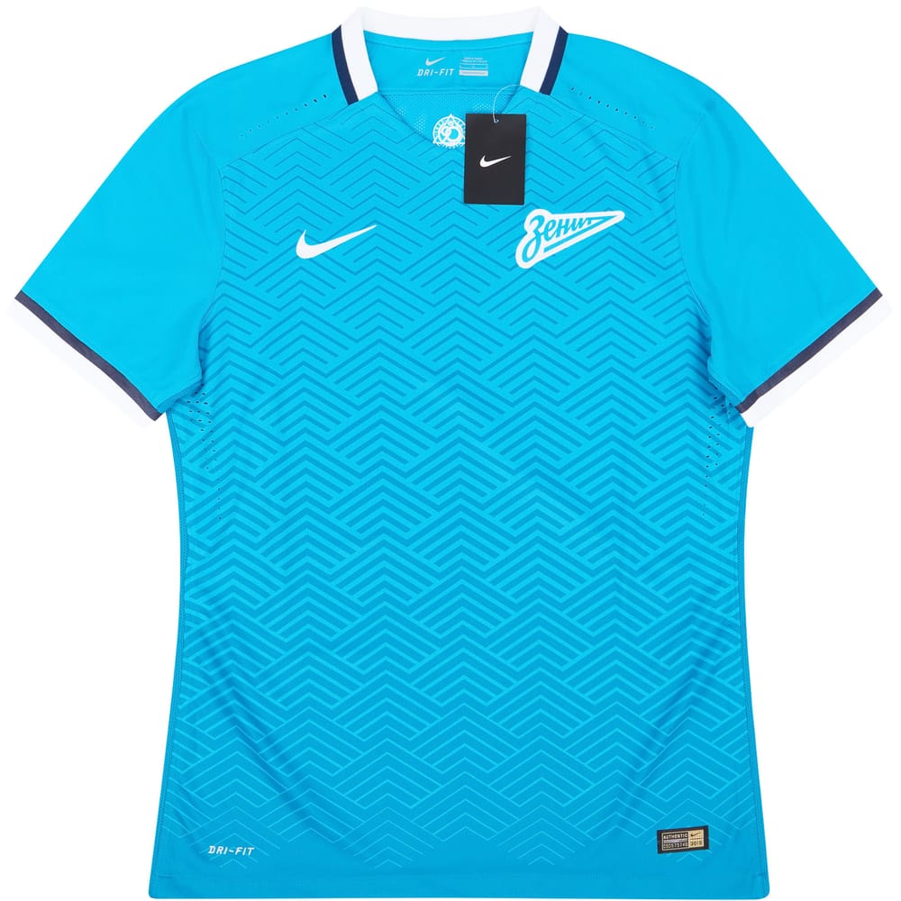 2015-16 Zenit St. Petersburg Authentic Home Shirt