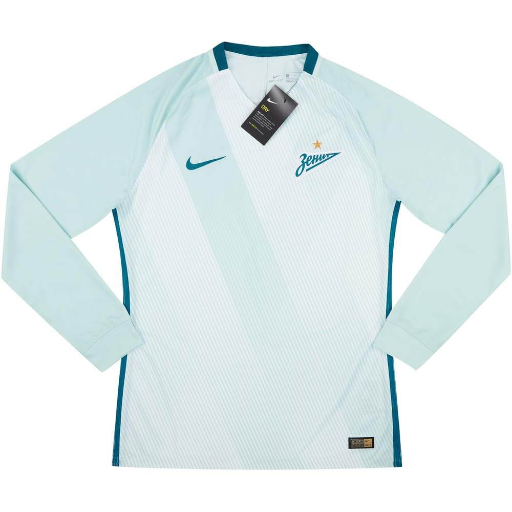 2016-17 Zenit St. Petersburg Player Issue Away L/S Shirt XL