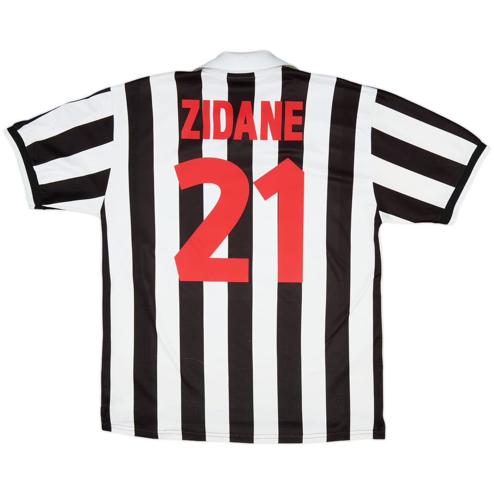 1998-99 Juventus Home Shirt Zidane #21 - 8/10 - (L)